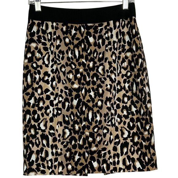 White House Black Market Cheetah Pencil Skirt, size 4, Lined, Poly & Spandex - Picture 1 of 10